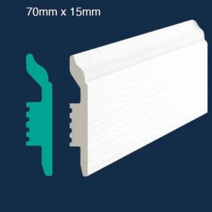 S-701 Scallop Polymer Skirting 70mm x 2,7m
