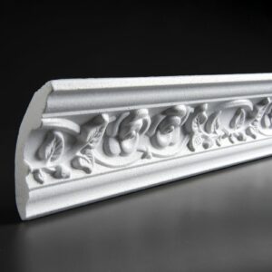 CW1006 Roza Decorative Polystyrene Cornice 2m