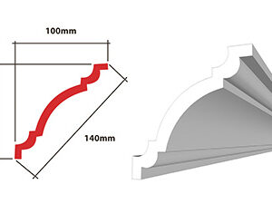 EPS – Apollo140mm Cornice 2m