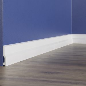 Bevel 90mm / 120mm Polymer skirting 2.4m