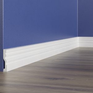 Grand 90mm Polymer skirting 2.4m