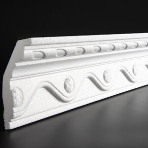CW1004 Wave Decorative Polystyrene Cornice 2m