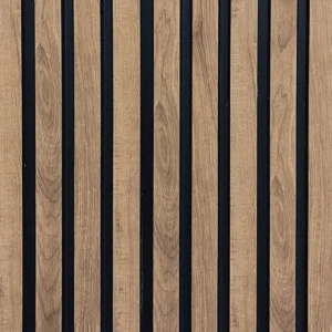 Java Black Slat Wall– 2.4m x 122mm x 12mm